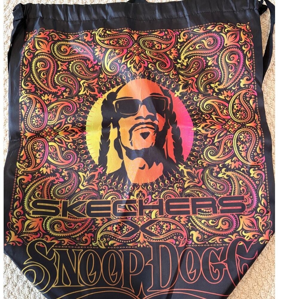 Snoop Dogg Sketchers Reusable Tote Bag With Adjustable Backpack Straps
